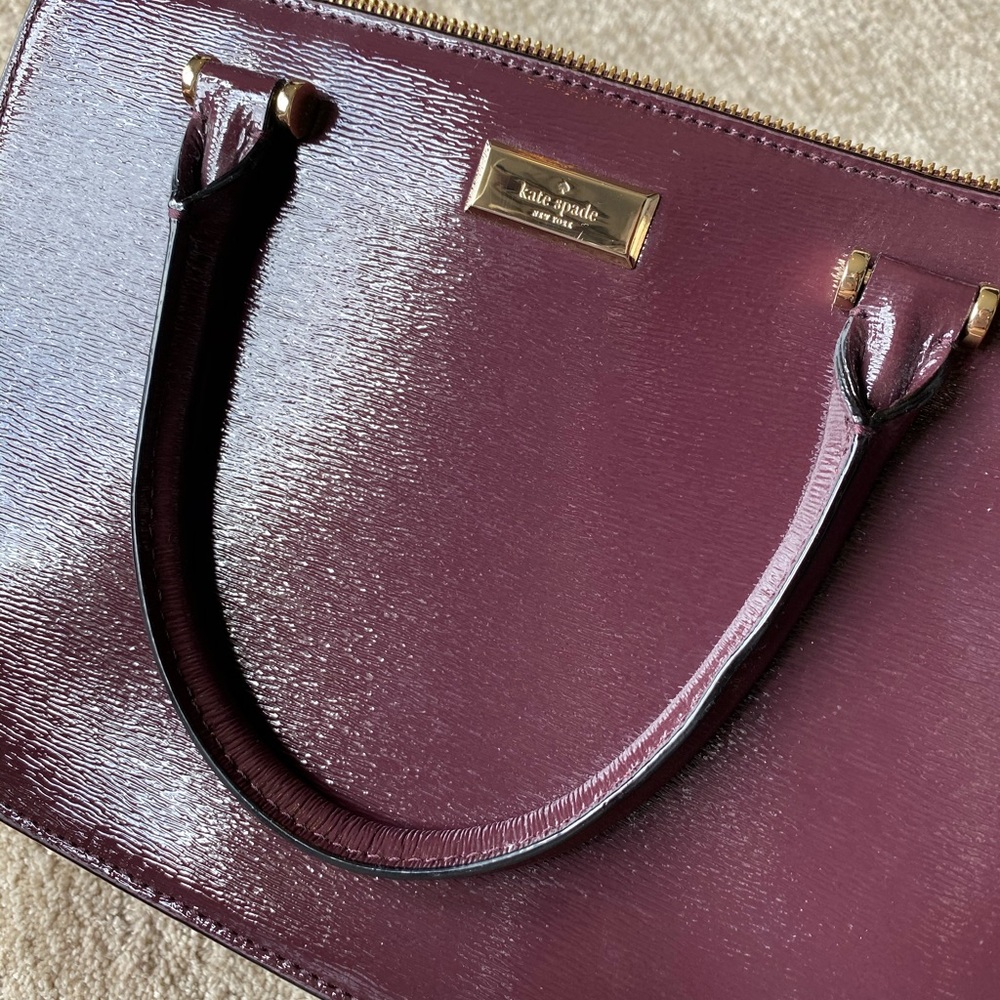 Plum Kate Spade bag
